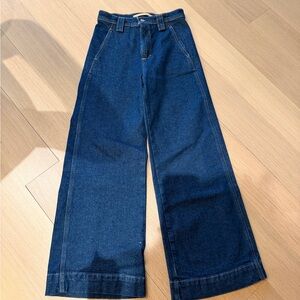 JOE'S JEANS avery wide-leg jean in levitate sz 25